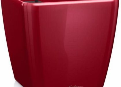 Lechuza Quadro Ls 21 Plastikowa Doniczka Samopodlewająca Czerwona