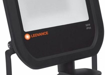 Ledvance Floodlight 50W/3000K +Cz.Ruchu Czarny