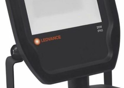 Ledvance Led20W Floodlight Naświetlacz 20W Led Z Czujnikiem Czarny Ip65 4000K 2200Lm (4058075143555)