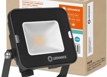 Ledvance Naświetlacz Halogen Led 10W 6500K Czarny (LDVANAS0710)
