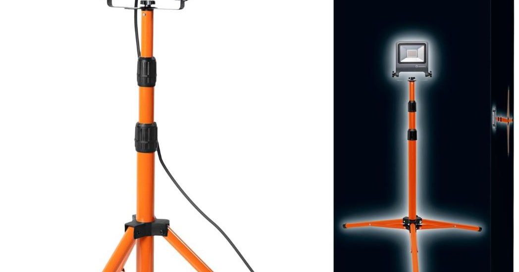 Ledvance Naświetlacz Led Przenośna Lampa Robocza Statyw 1X30W 4000K Ip65 Worklight Tripod