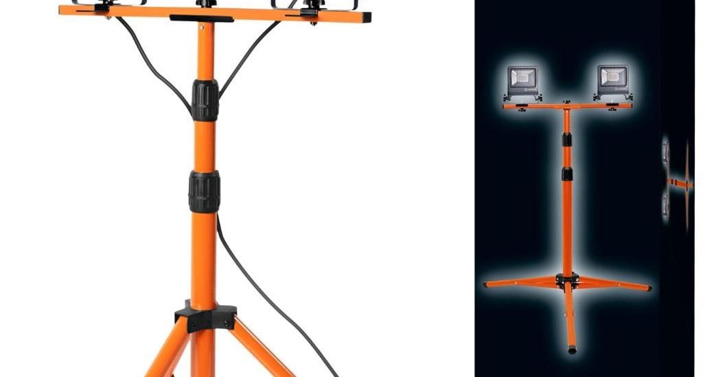 Ledvance Naświetlacz Led Przenośna Lampa Robocza Statyw 2X20W 4000K Ip65 Worklight Tripod
