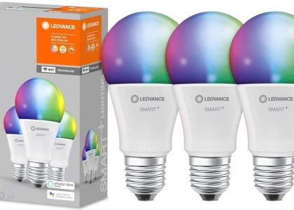 Ledvance ZESTAW 3x LED RGBW ściemnialna SMART+ E27 9W 230V 2700K-6500K