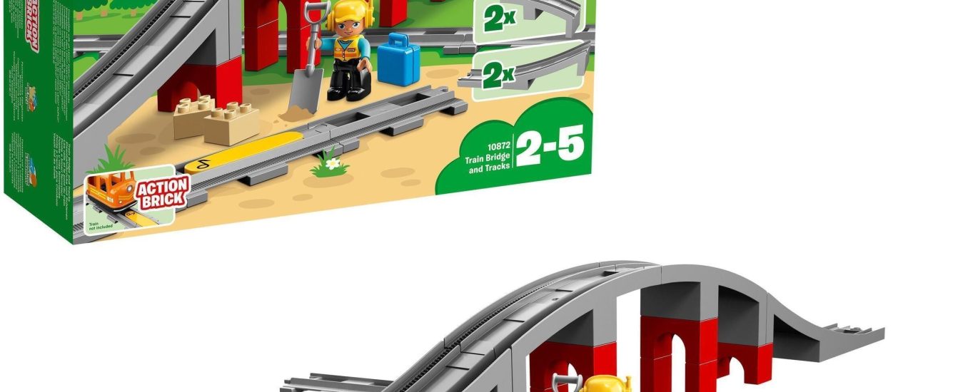 LEGO DUPLO 10872 Tory kolejowe i wiadukt