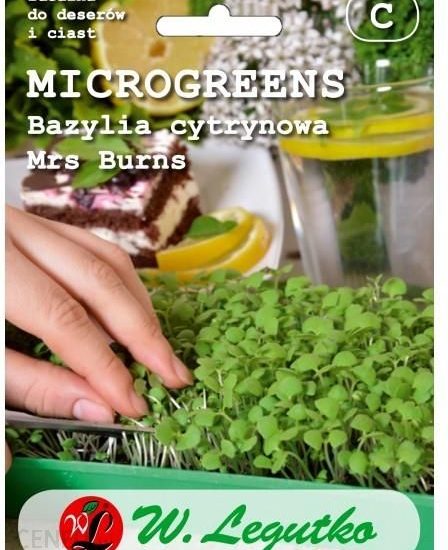 Legutko Microgreens Bazylia Cytrynowa 3G