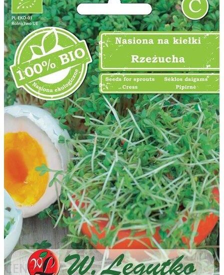 Legutko Nasiona Na Kiełki – Rzeżucha Bio 30G