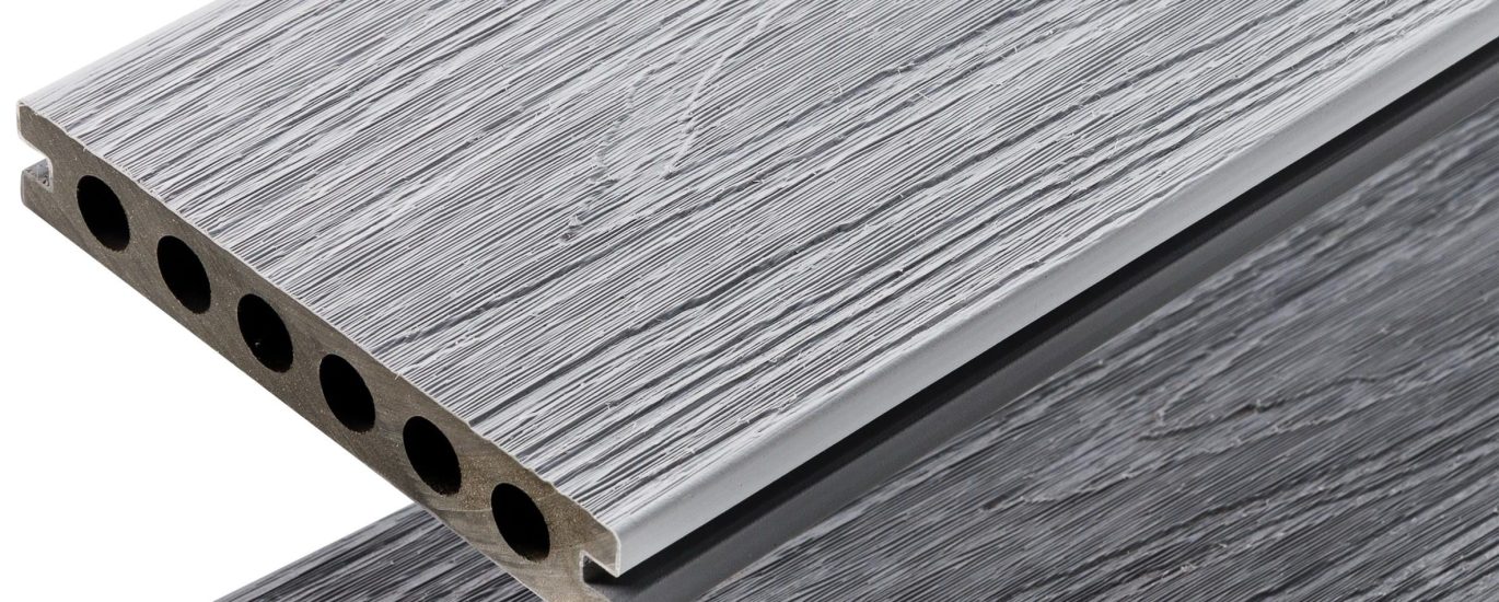 LiderWood Deska Tarasowa Kompozytowa Premium Smoke White Jednokolorowa 3M