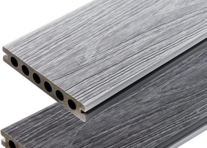 LiderWood Deska Tarasowa Kompozytowa Premium Smoke White Jednokolorowa 3M