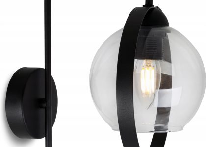 Lampa Light Home Lampa Wisząca Szklany Klosz Pierścień Nowoczesna