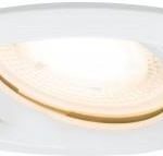 LIGHT PRESTIGE LAGOS OPRAWA DO ZABUDOWY RUCHOMA OKRĄGŁA BIAŁA IP65 LP-4425/1RM WH LP44251RMWH