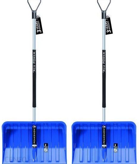 Łopata Do Śniegu Zgarniacz Il3Tbe Ergonomiczna Z Metalowym Trzonem 2x