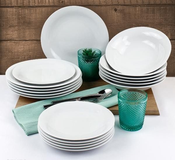 Lubiana Eto Serwis Obiadowy 36 El / 12 Osób Porcelana