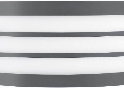 Luces Exclusivas Kinkiet Zewnętrzny Santiago E27 Ciemnoszaro/Biały Ip44 Le71400