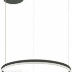 Luces Exclusivas lampa wisząca LED Lajas 55W 4400lm 3000K czarna (LE31368)