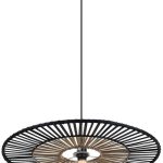 Luces Exclusivas lampa wisząca Madruga E27 czarna LE31584, (LE31584)