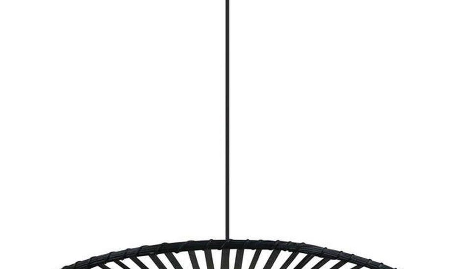 Luces Exclusivas lampa wisząca Madruga E27 czarna LE31584, (LE31584)