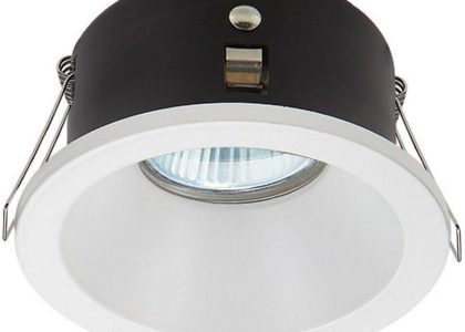 Luces Exclusivas Łazienkowe oczko stropowe Cercedilla GU10 białe IP65 LE31870, (LE31870)