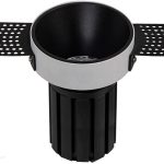Luces Exclusivas Łazienkowe oczko stropowe LED Calatayud 15W 1125lm 3000K czarne IP44 LE31848, (LE31848)
