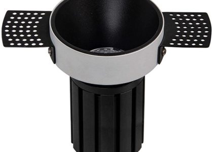 Luces Exclusivas Łazienkowe oczko stropowe LED Calatayud 15W 1125lm 3000K czarne IP44 LE31848, (LE31848)