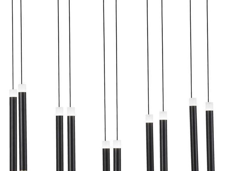 Luces Exclusivas Led Union 10x(5W 240Lm 3000K) 50W 2400Lm Czarno/Mosiężno/Biała Le41812