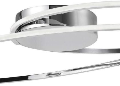 Luces Exclusivas Plafon Led Lanus 28W 1950Lm 3000K Chrom Le41662
