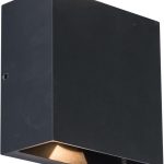 LUTEC – KINKIET GEMINI BEAMS LED 10W 3000K IP54 – CZARNY MATOWY – 5104003012 5104003012