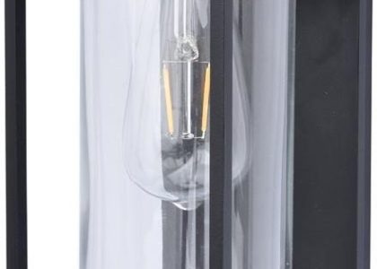 Lutec – Kinkiet Solarny Moze E27 Dim Pir Ip44 – Czarny – 6988804012
