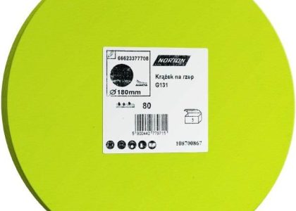 MacAllister Krążek ścierny na rzep 180 mm P80 5 szt.
