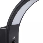 Maclean Lampa LED MCE244 B z czujnikiem ruchu na podczerwień 750lm 10W IP54 czarny (MCE244B)