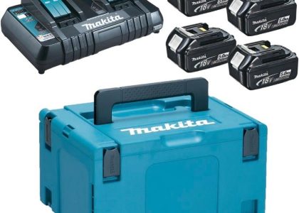 Makita Akumulator 4Xbl1850B + Dc18Rd + Podwójna Ładowarka Systainer 197626-8