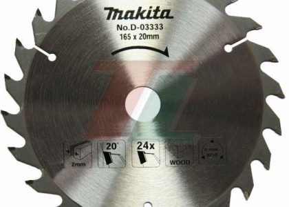 MAKITA Piła HM ze spieku twardego do drewna i płyt – do pilarek ręcznych (D-03333)