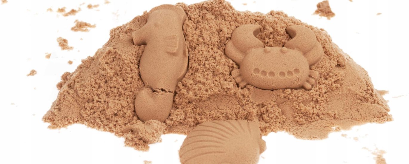 Martom Piasek Kinetyczny Magiczny 1Kg Piaskolina Kolory Brąż Beż