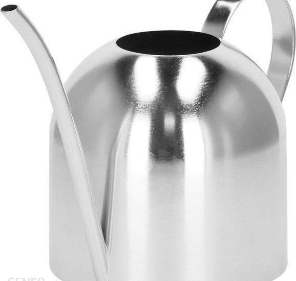 Metalowa Konewka Dekoracyjna 450Ml Podlewaczka Ogrodowa Do Roślin Srebrna Uniwersalny