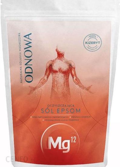 Mg12 Sól Epsom 100% kizeryt Odnowa 4kg