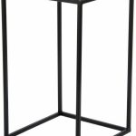 MIA home Kwietnik Metalowy 40 Cm Czarny