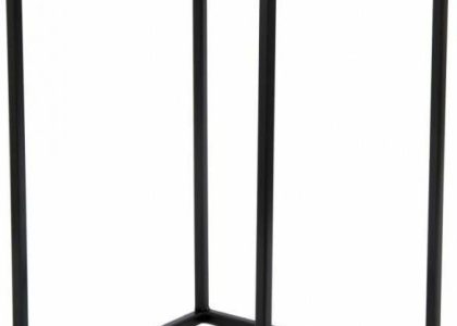 MIA home Kwietnik Metalowy 40 Cm Czarny