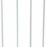 MIA home Kwietnik Metalowy 70 Cm Biały