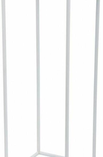 MIA home Kwietnik Metalowy 70 Cm Biały