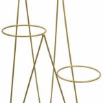 MIA home Kwietnik Metalowy 95 Cm Złoty