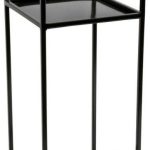 MIA home Kwietnik Metalowy Z Półką 40/60 Cm M