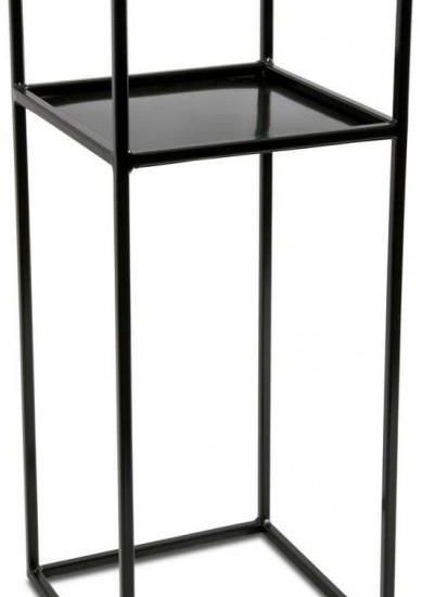 MIA home Kwietnik Metalowy Z Półką 40/60 Cm M