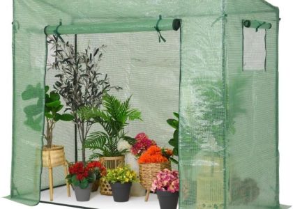 Mini Szklarnia Foliowa Na Pomidory 2×0,8m Garden Point Zielona