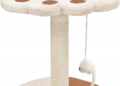 Mw Best Shop Drapak Z Sizalowym Słupkiem 40Cm Beżowo-Brązowy (17054312)