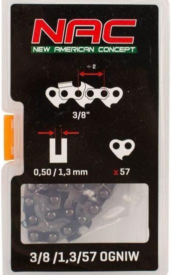 Nac Łańcuch 16″ 57 Ogniw 3/8″ X 1,3mm