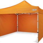 Namiot Handlowy 3x3m – plus 3 ściany – Pomarańczowy