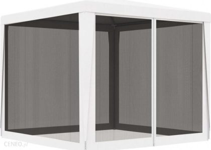 Namiot Imprezowy Z 4 Siatkowymi Ściankami, 2,5X2,5 M Biały Kod: V 48521 +