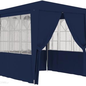 Namiot Imprezowy Ze Ściankami, 2,5X2,5 M, Niebieski, 90 G/M²