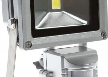 Naświetlacz Led 10W 230V Z Czujnikiem Ruchu Zimny