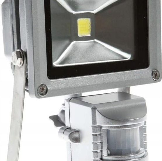 Naświetlacz Led 10W 230V Z Czujnikiem Ruchu Zimny