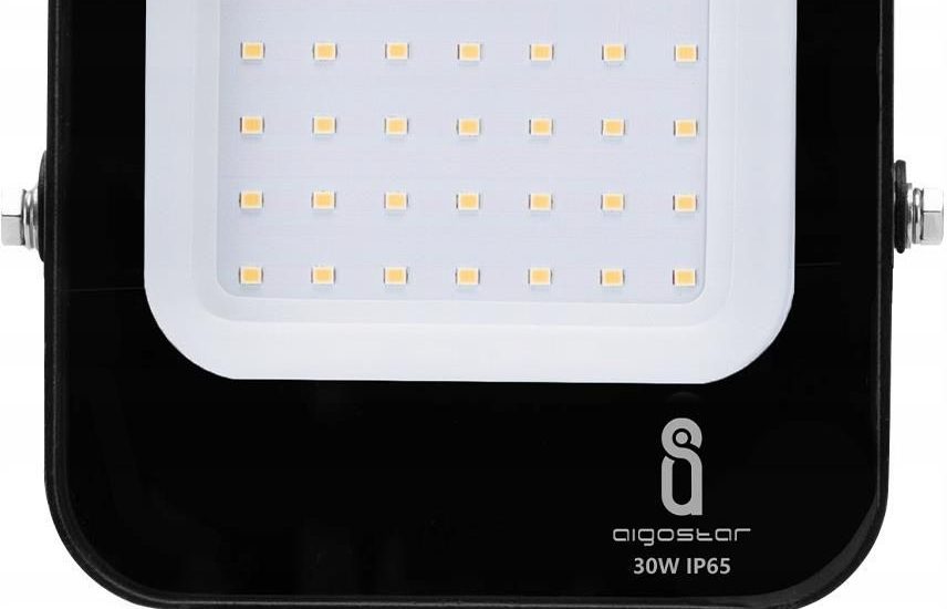 Naświetlacz Led 30W Halogen Ip65 4000K Czarny Pir